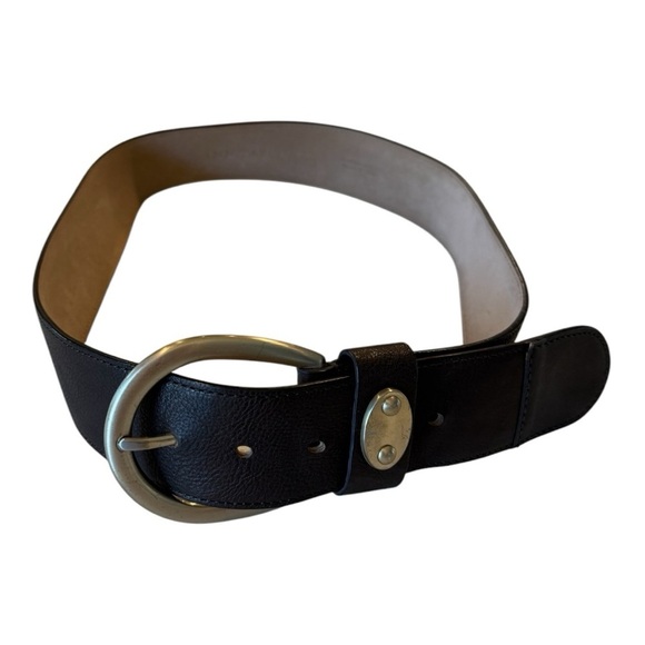 Ann Taylor D-Ring Buckle Genuine Leather Brown Trouser Belt Size Medium - Picture 9 of 13